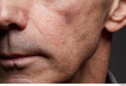 Face Mouth Nose Cheek Ear Skin Man Slim Wrinkles Studio photo references